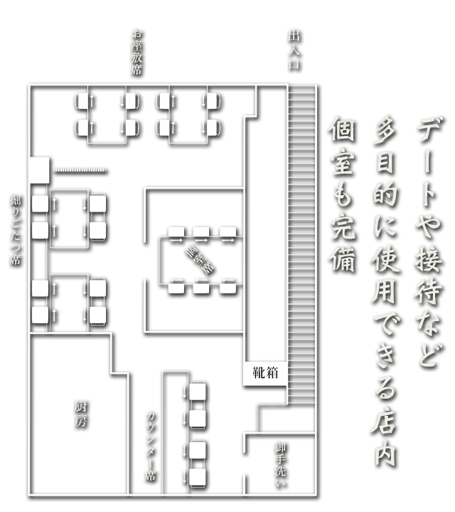 デートや接待など